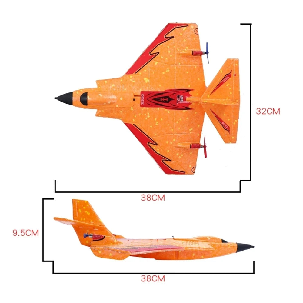 X320 RC Plane Water, Land and Air remote Control Glider EPP Foam Remote Control Aircraft With LED Light Flighter Toys for Boys