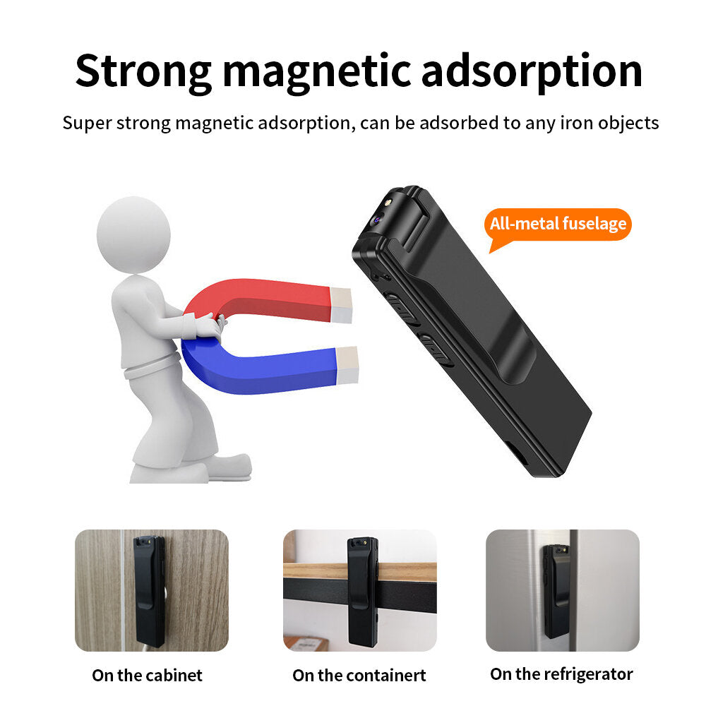 A3 Mini Digital Camera Hd Flashlight Micro Cam Magnetic Body