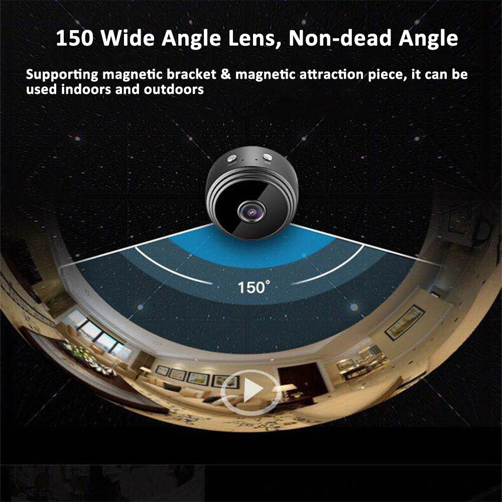 A9 1080p Hd Mini Wireless Wifi Ip Camera Dvr Night Vision