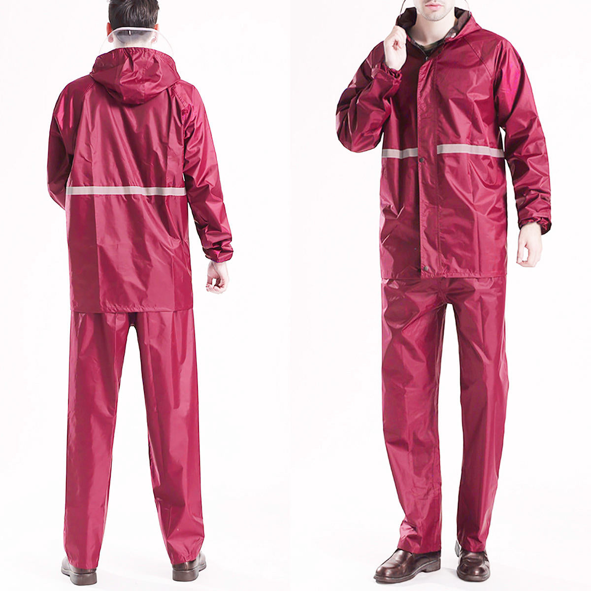 Adults Raincoat Mens Rain Long Pants Anti-uv Riding Cover