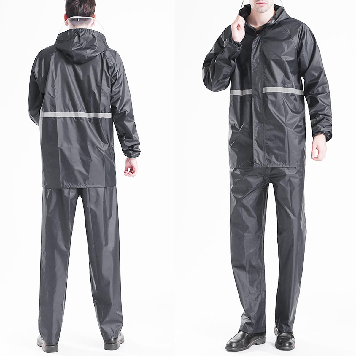 Adults Raincoat Mens Rain Long Pants Anti-uv Riding Cover