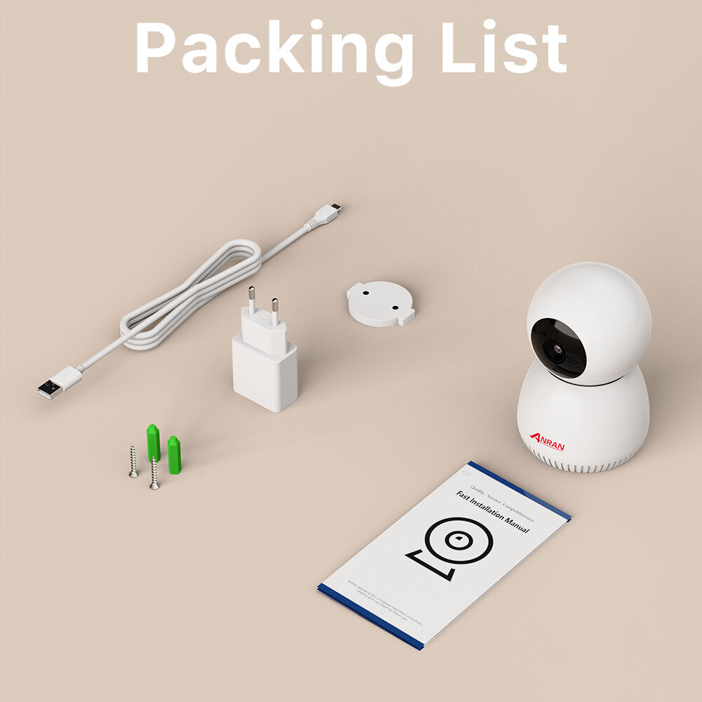 Anran Ca43 Wifi Wireless 3mp Hd Surveillance Camera App