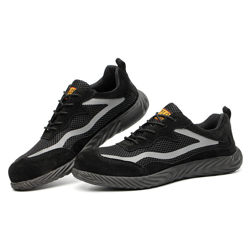 Atrego Men Safety Shoes Steel Toe Cap Work Boots High Top