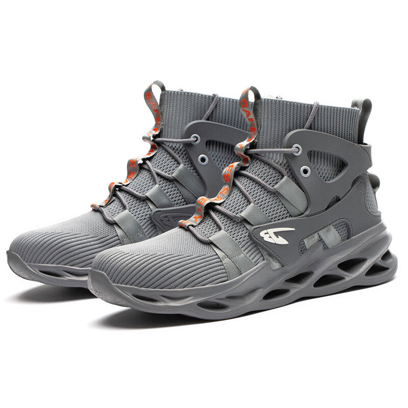 Atrego Men Safety Shoes Steel Toe Cap Work Boots High Top