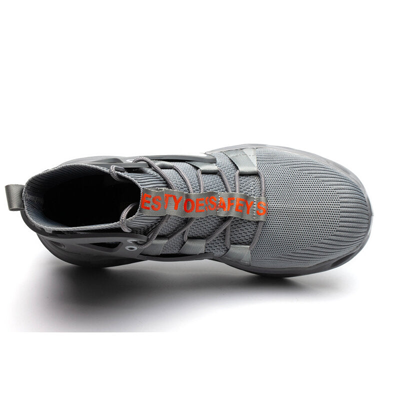 Atrego Men Safety Shoes Steel Toe Cap Work Boots High Top