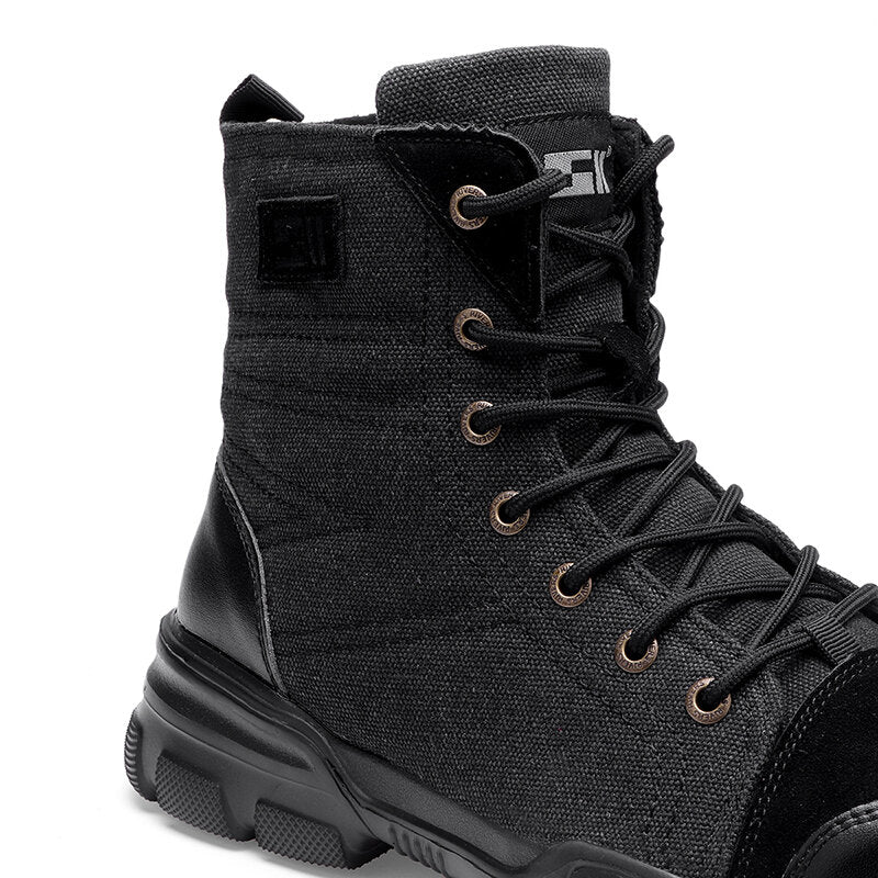 Atrego Men Safety Work Boots High Top Steel Toe Army Combat