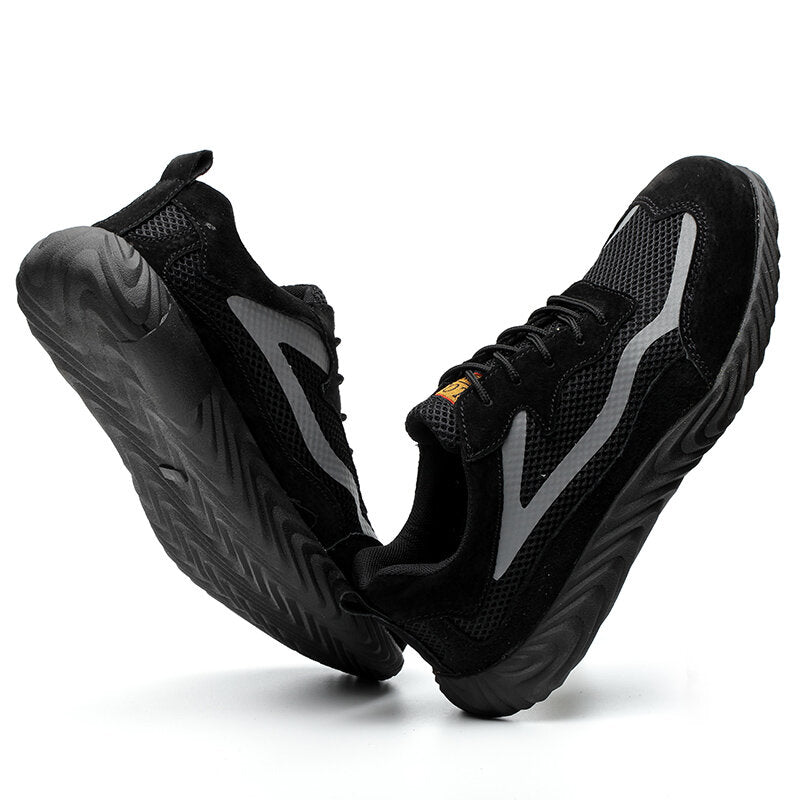 Atrego Mens Steel Toe Safety Shoes Breathable Work Boots