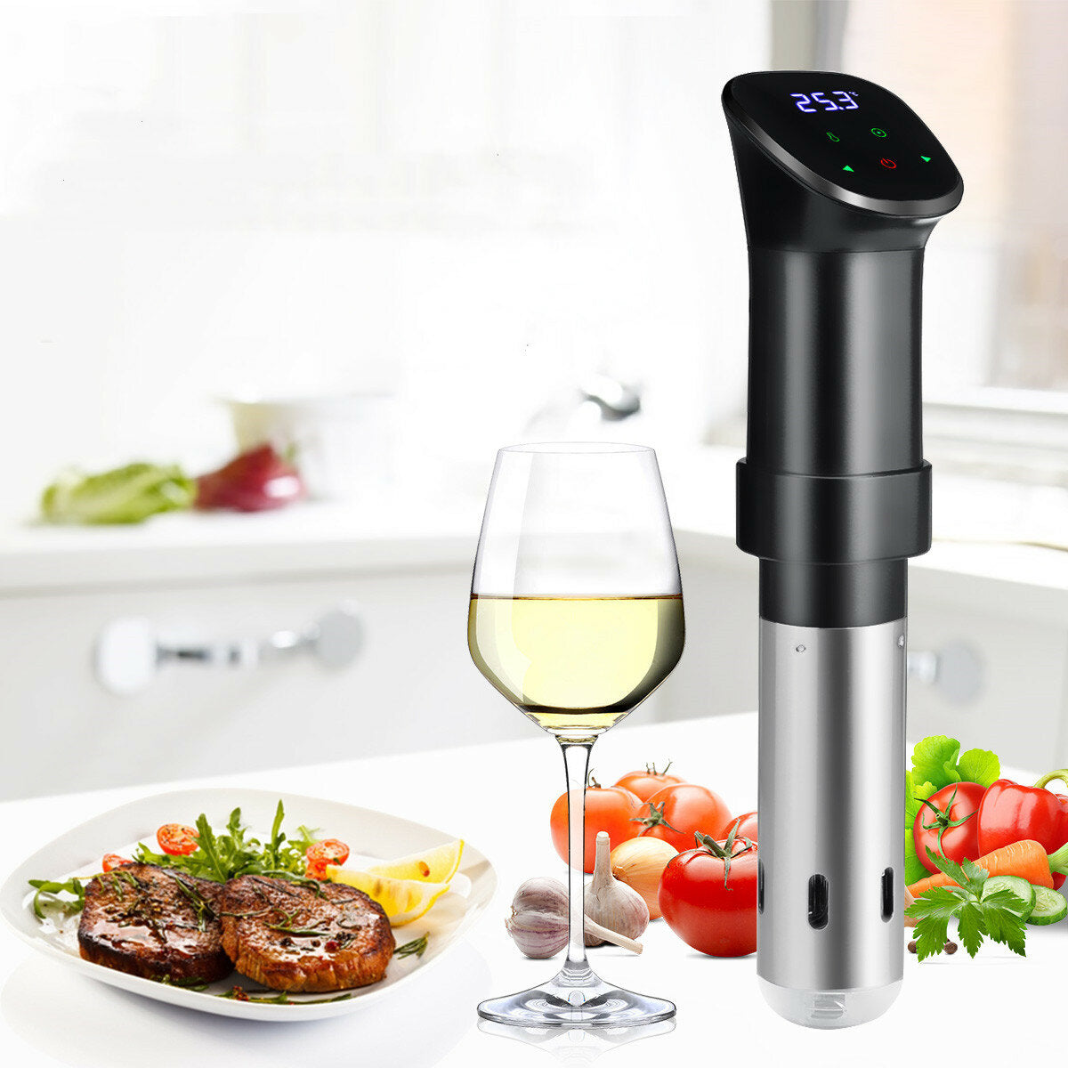 Augienb Sc-003 1600w Lcd Touch Sous Vide Cooker Waterproof