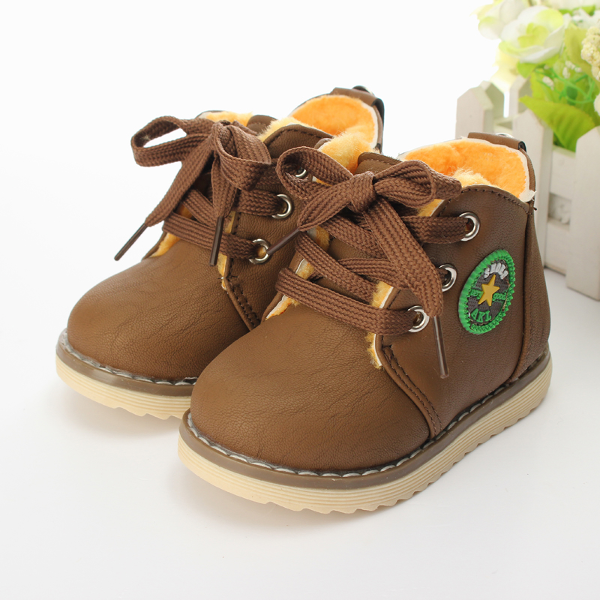 Baby Children Martin Boots Winter Cotton Snow Shoes