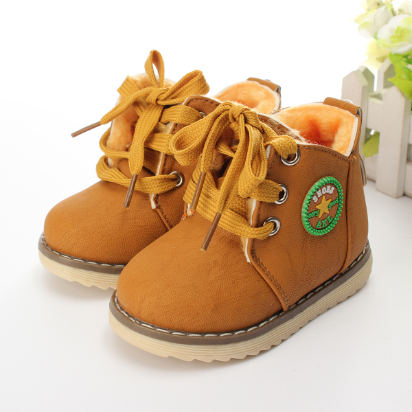 Baby Children Martin Boots Winter Cotton Snow Shoes