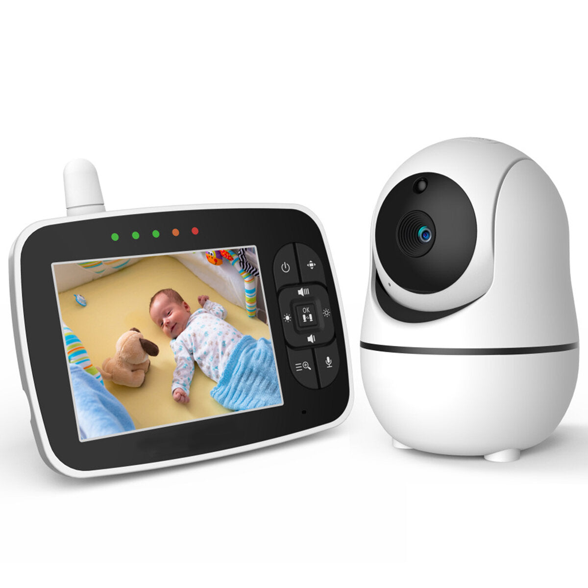 Baby Monitor With Camera 2.4ghz 3.5-inch Lcd Digital Screen