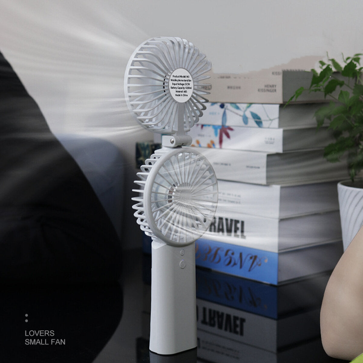 Bakeey 3000/4000mah Summer Fan Usb Rechargeable Portable