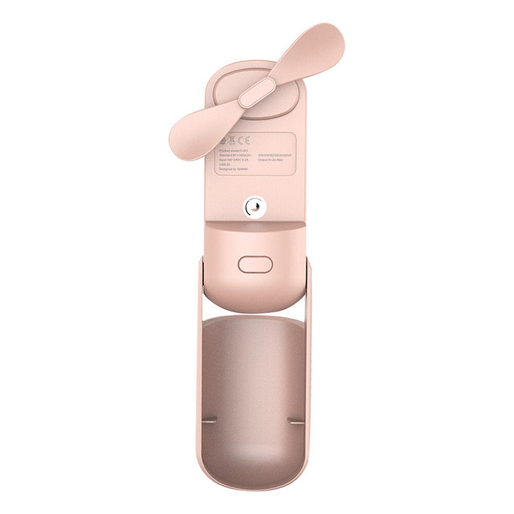 Bakeey Mini Rechargeable Fan 15ml 1500mah Portable Foldable