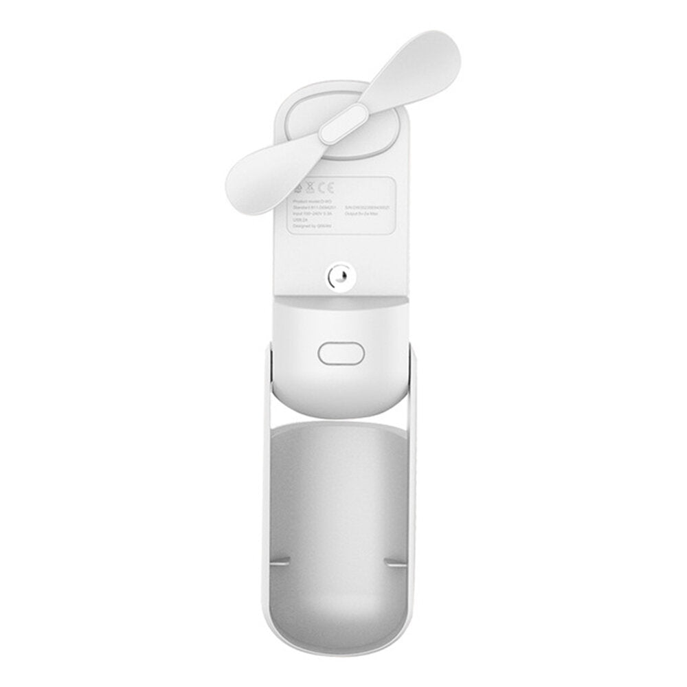 Bakeey Mini Rechargeable Fan 15ml 1500mah Portable Foldable
