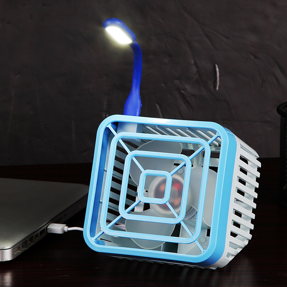 Bakeey Usb Small Fan Mini Electric Mute Student Dormitory