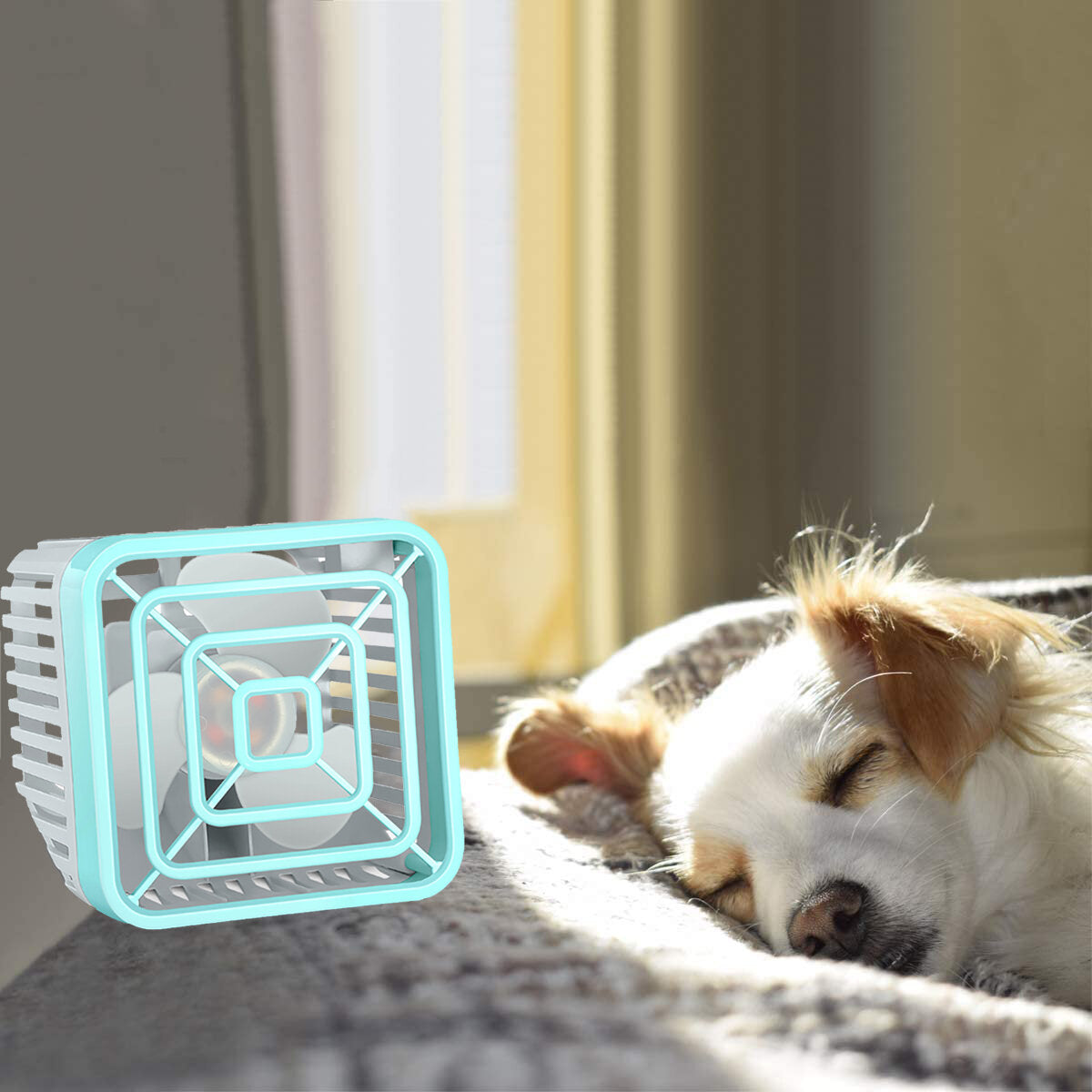 Bakeey Usb Small Fan Mini Electric Mute Student Dormitory