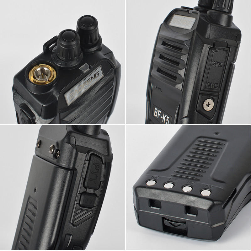 Baofeng K5 Walkie Talkie 5w Uhf 16ch Black 1800mah Li-ion