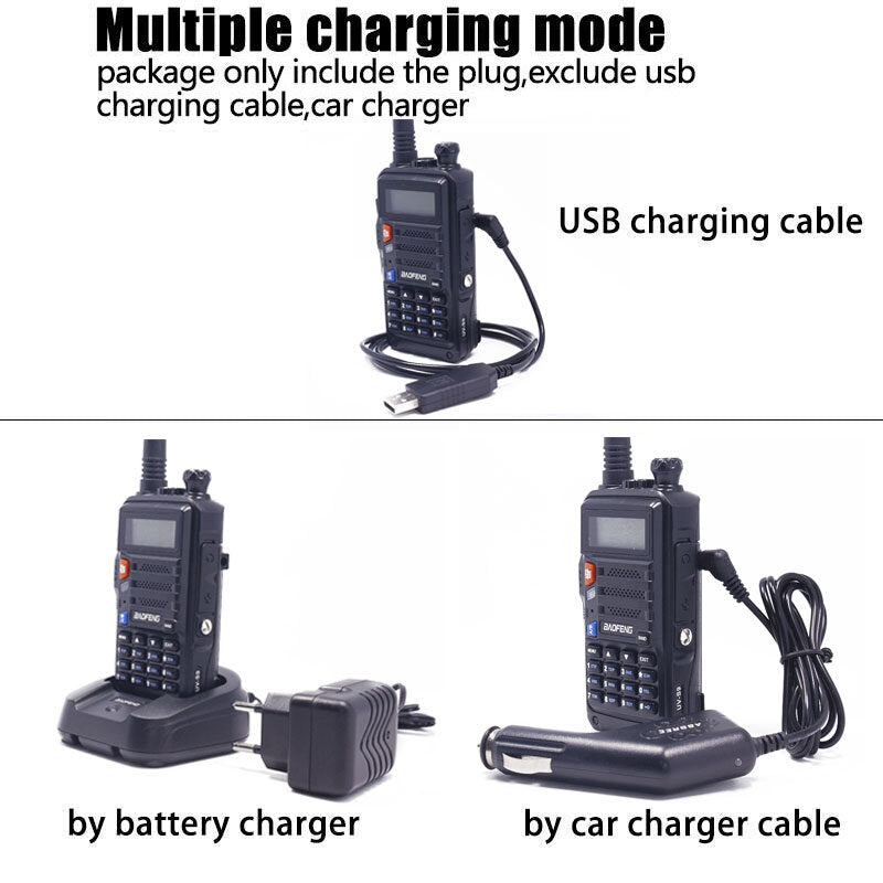 Baofeng Uv-s9 Plus Walkie Talkie Tri-band 10w Powerful Cb