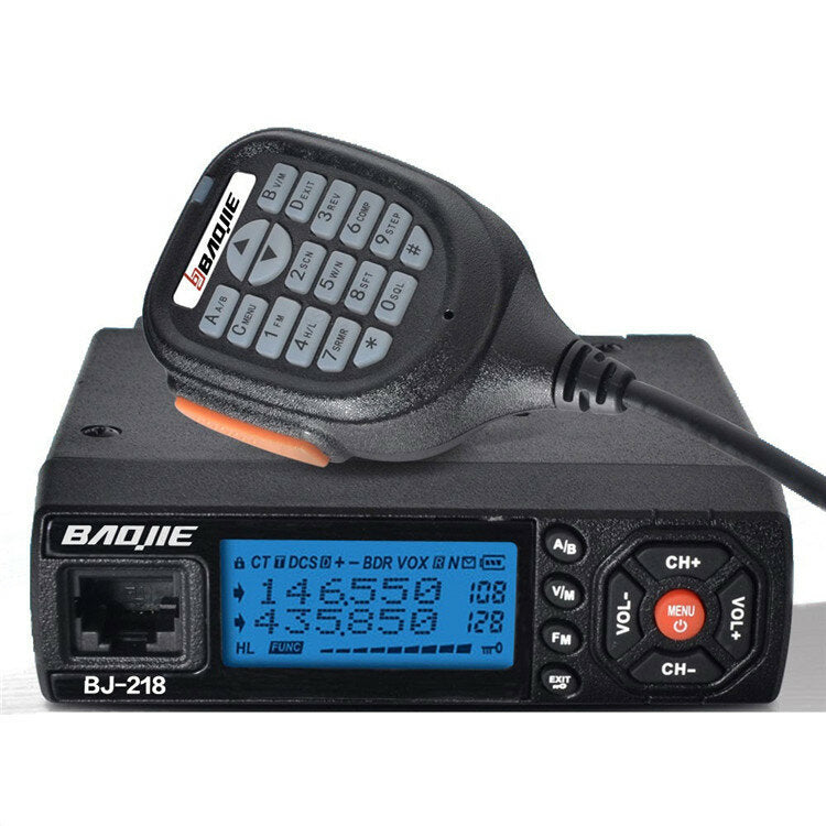Baojie Bj-218 25w Mobile Radio Vhf Uhf 136-174 400-470mhz