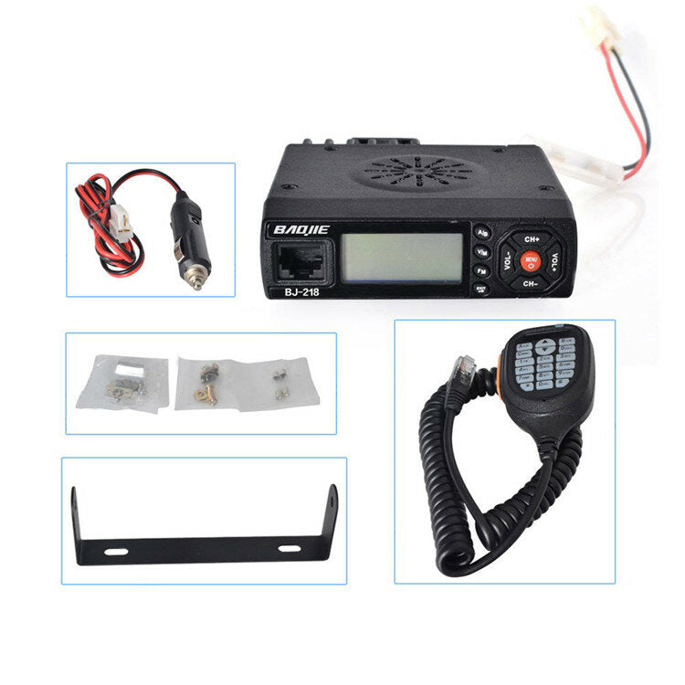 Baojie Bj-218 25w Mobile Radio Vhf Uhf 136-174 400-470mhz