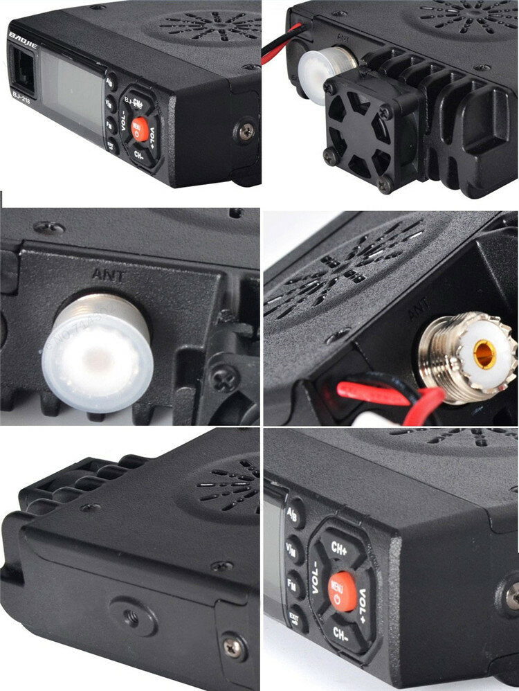 Baojie Bj-218 25w Mobile Radio Vhf Uhf 136-174 400-470mhz