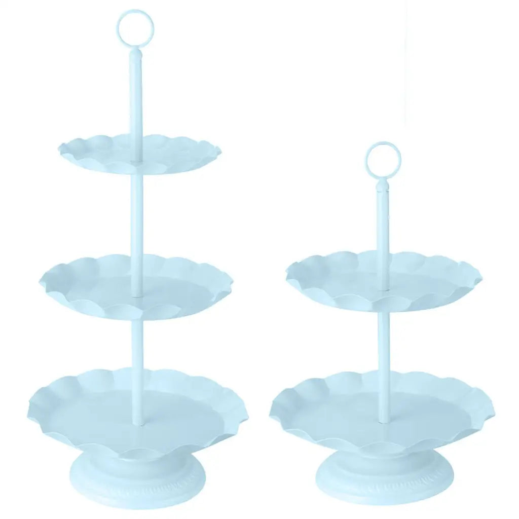 Blue Cake Holder Cupcake Stand - Party Decorations