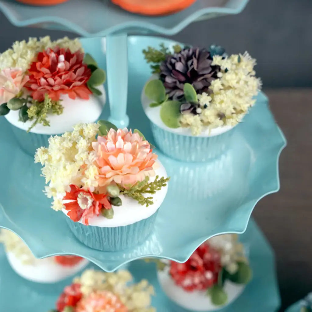 Blue Cake Holder Cupcake Stand - Party Decorations