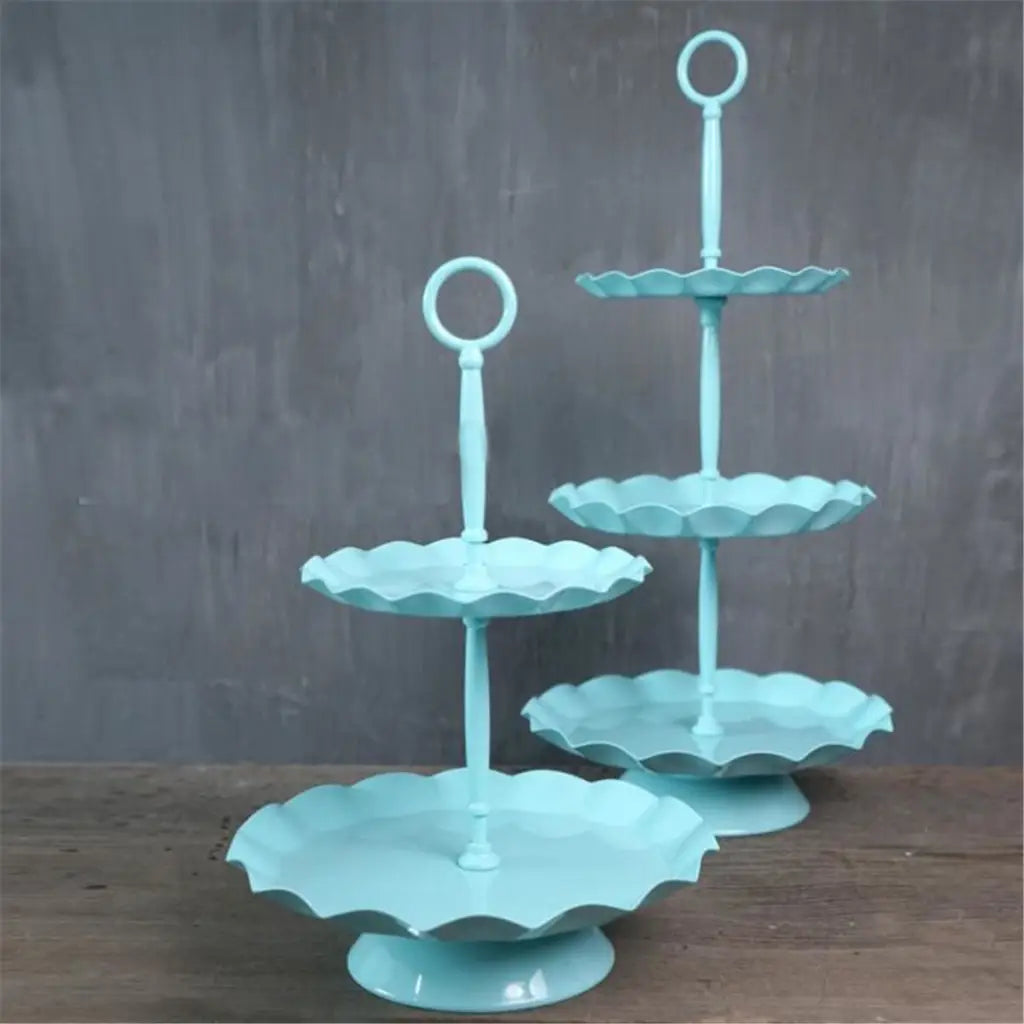 Blue Cake Holder Cupcake Stand - Party Decorations