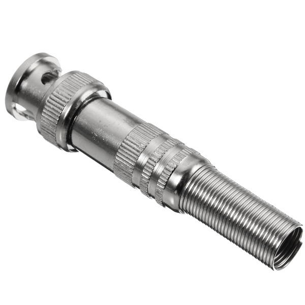 Bnc Male Connector For Rg-59 Coaxial Cable Brass End Crimp