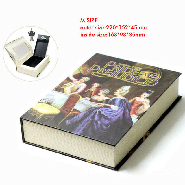 Book Safes Key Lock Type High Quality Secret Hidden Security