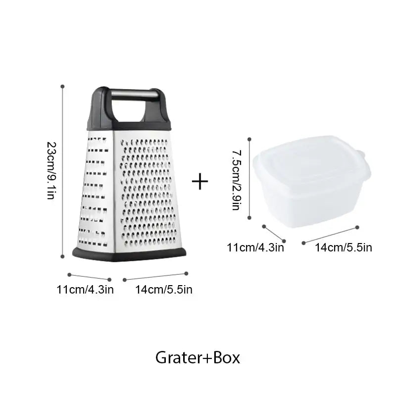 Box Grater Vegetable Slicer Cheese Cutter