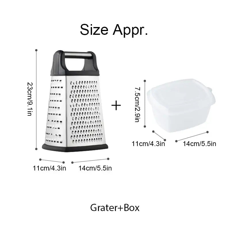 Box Grater Vegetable Slicer Cheese Cutter