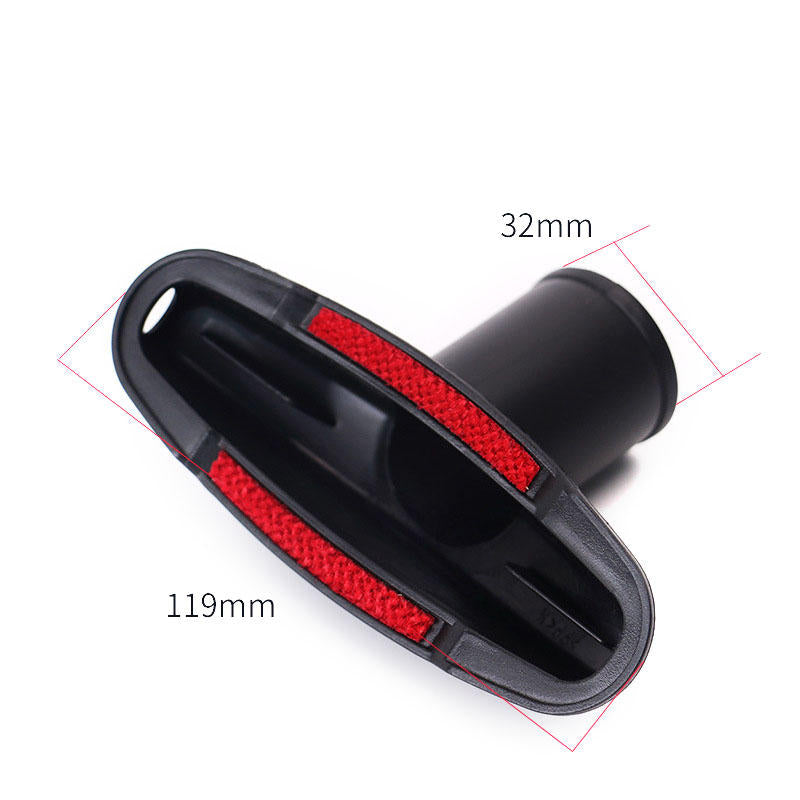 Brush Head Sucker Set Flat Nozzle Suction T-brush 2 In 1