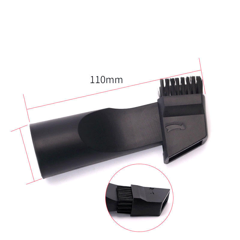 Brush Head Sucker Set Flat Nozzle Suction T-brush 2 In 1