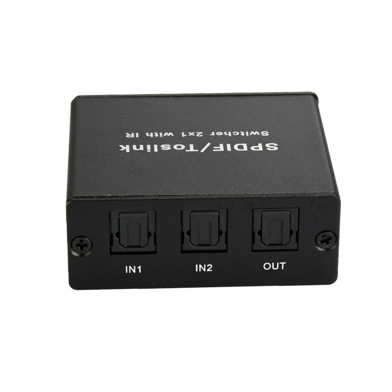Newkeng NK-L21 SPDIF/ToslinK Video Switcher 2x1 with IR