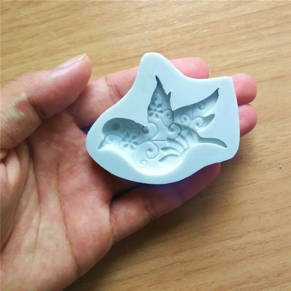 Cake Tools Peace Dove Chocolate Mold: Fondant Mold