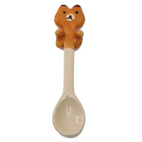 Cartoon Animal Ceramic Coffee Scoop Milk Tea Soup Spoon