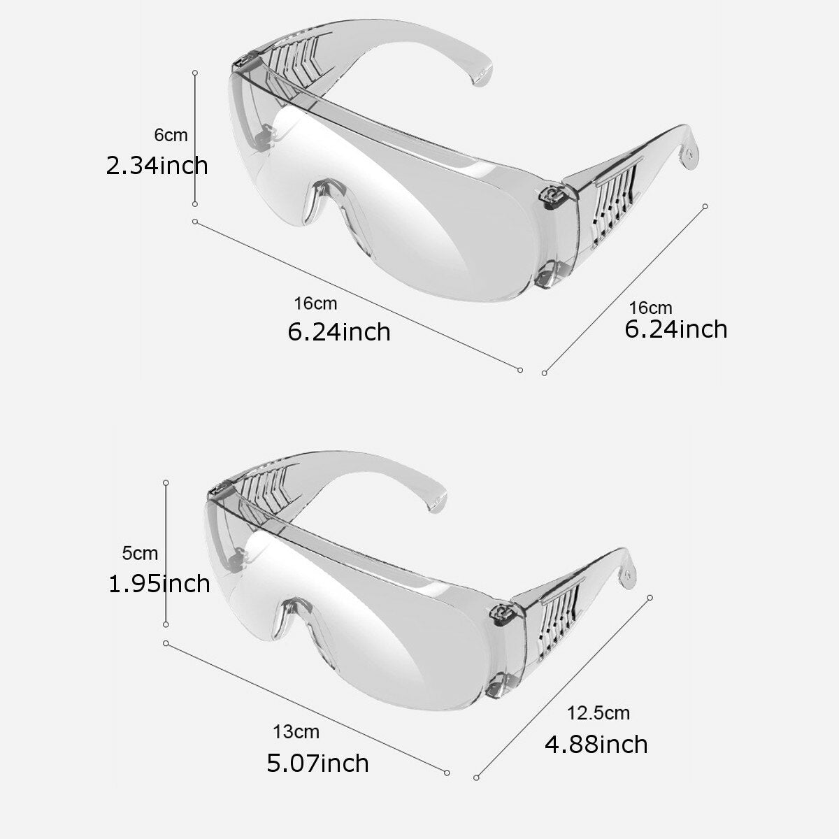 Children Adult Safety Goggles Anti Fog Dust Splash-proof