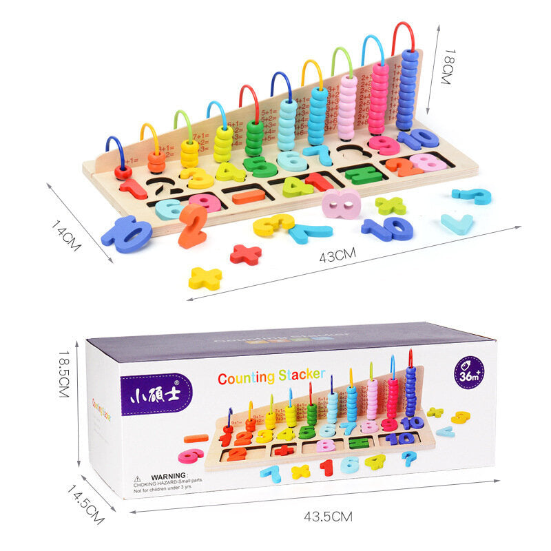 Children’s Mathematics Teaching Aid Abacus Computing Frame