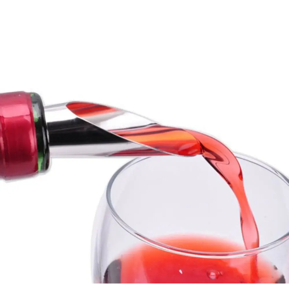 Circle Joy Stainless Steel Pourer: Fast Wine Decanter Kit