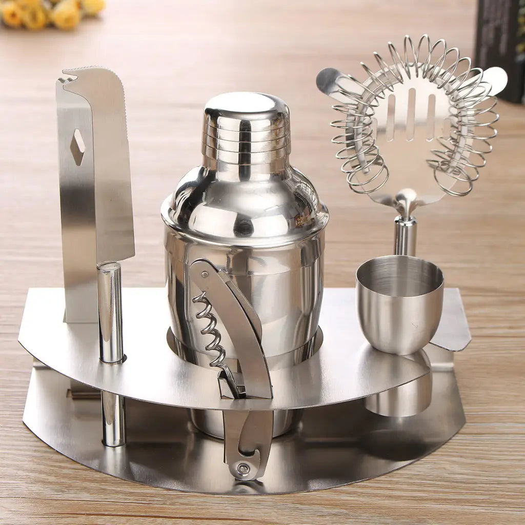 Cocktail Shaker Mixer Sets - Stainless Steel Bartender Kit