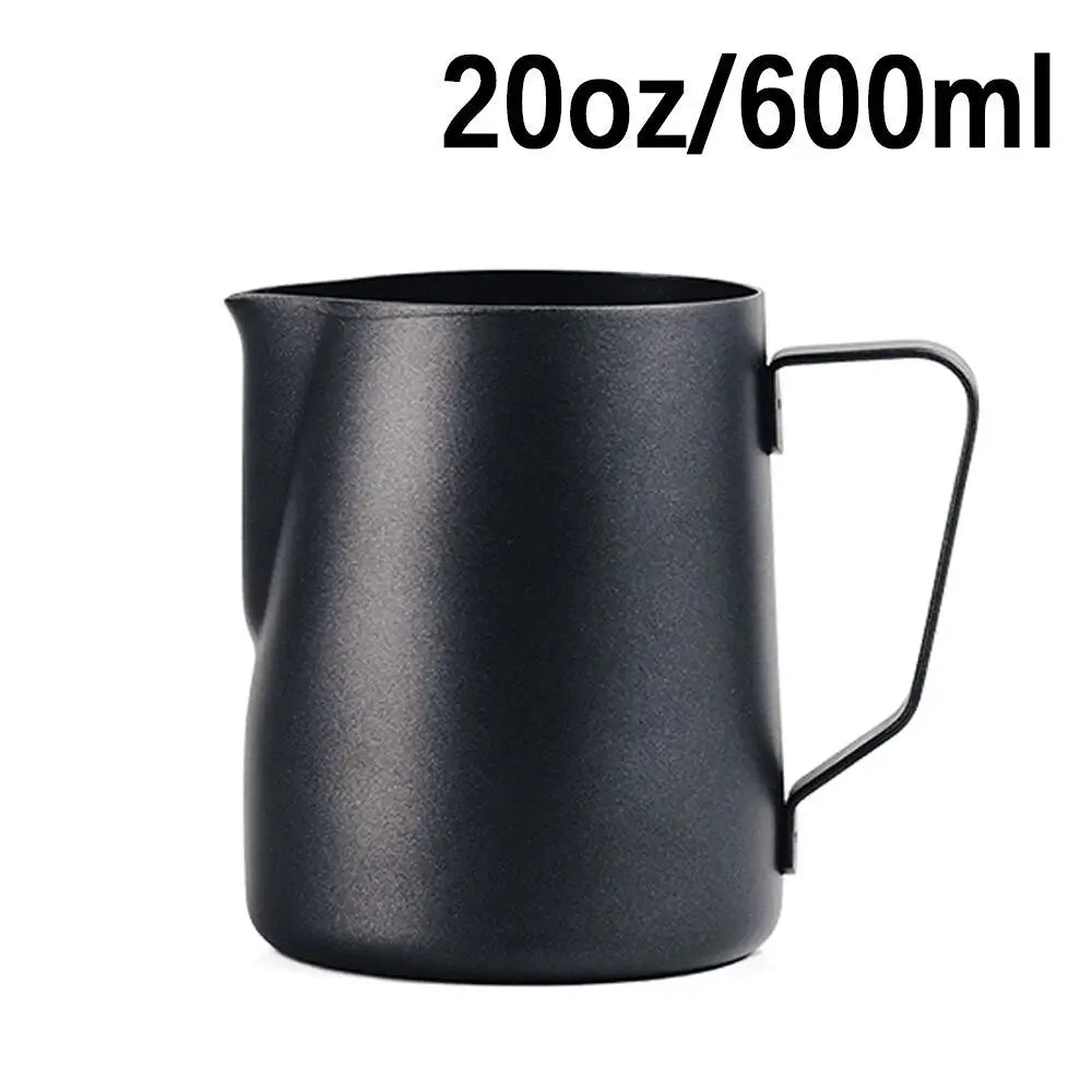 Coffee Milk Frothing Jug: Stainless Steel Barista Pitcher