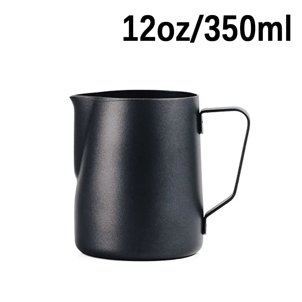 Coffee Milk Frothing Jug: Stainless Steel Barista Pitcher