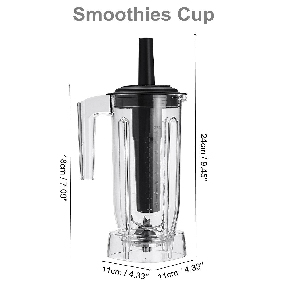 Commercial Blender Cup Spare Part 1.5l Container Tea Cream