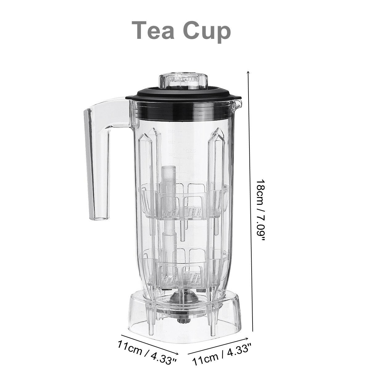 Commercial Blender Cup Spare Part 1.5l Container Tea Cream