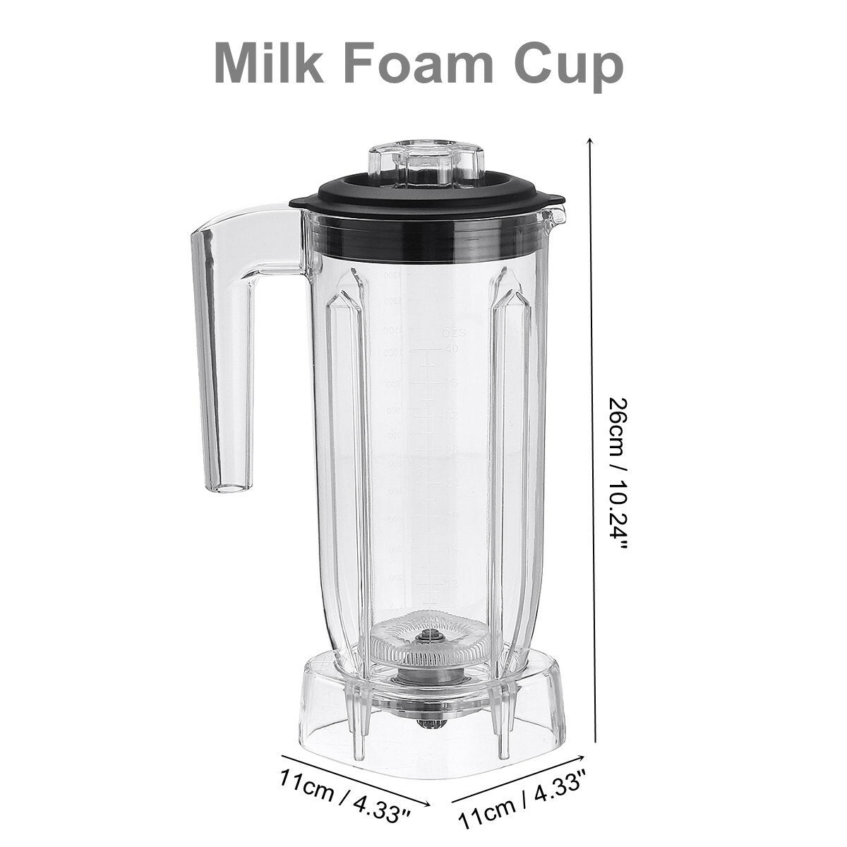 Commercial Blender Cup Spare Part 1.5l Container Tea Cream