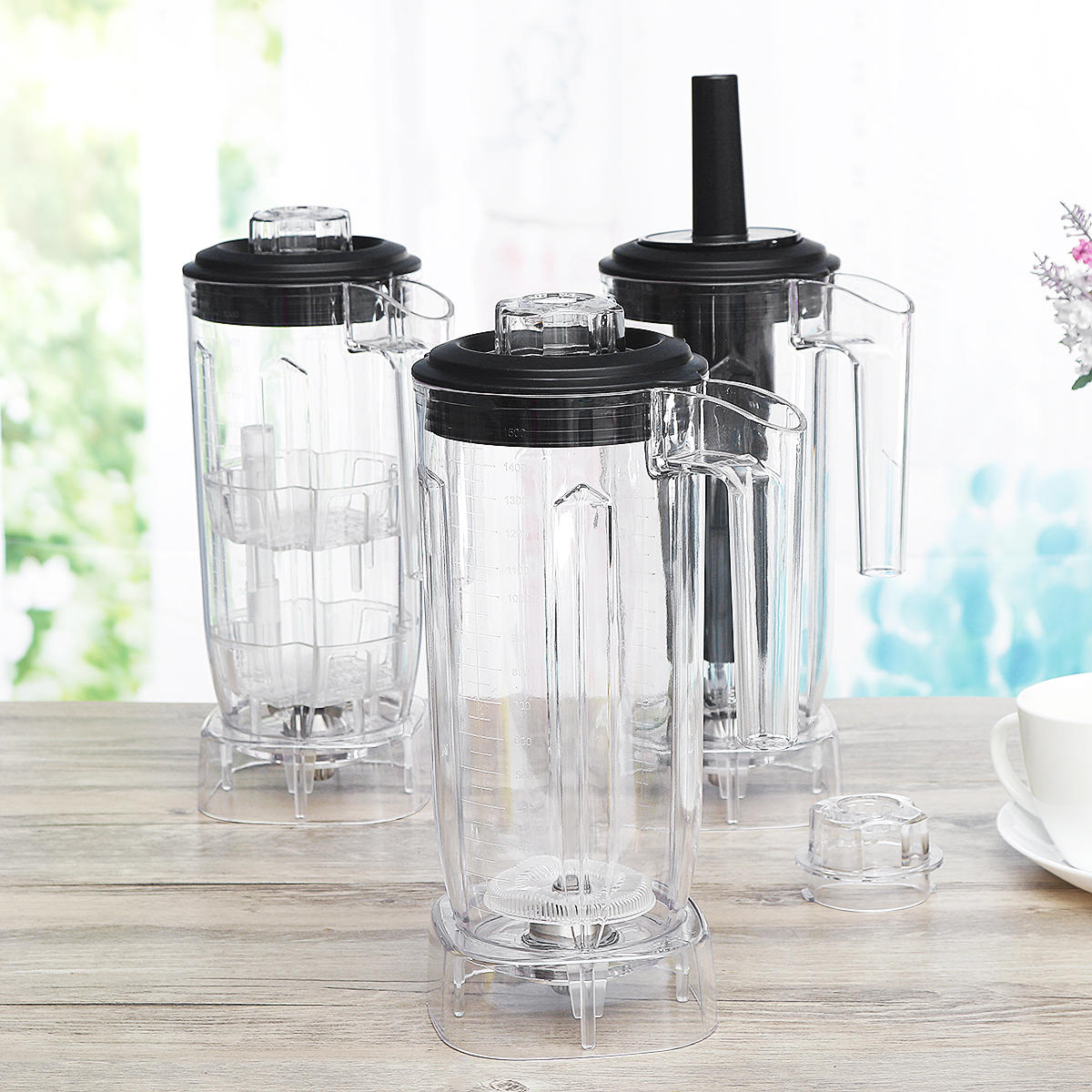 Commercial Blender Cup Spare Part 1.5l Container Tea Cream