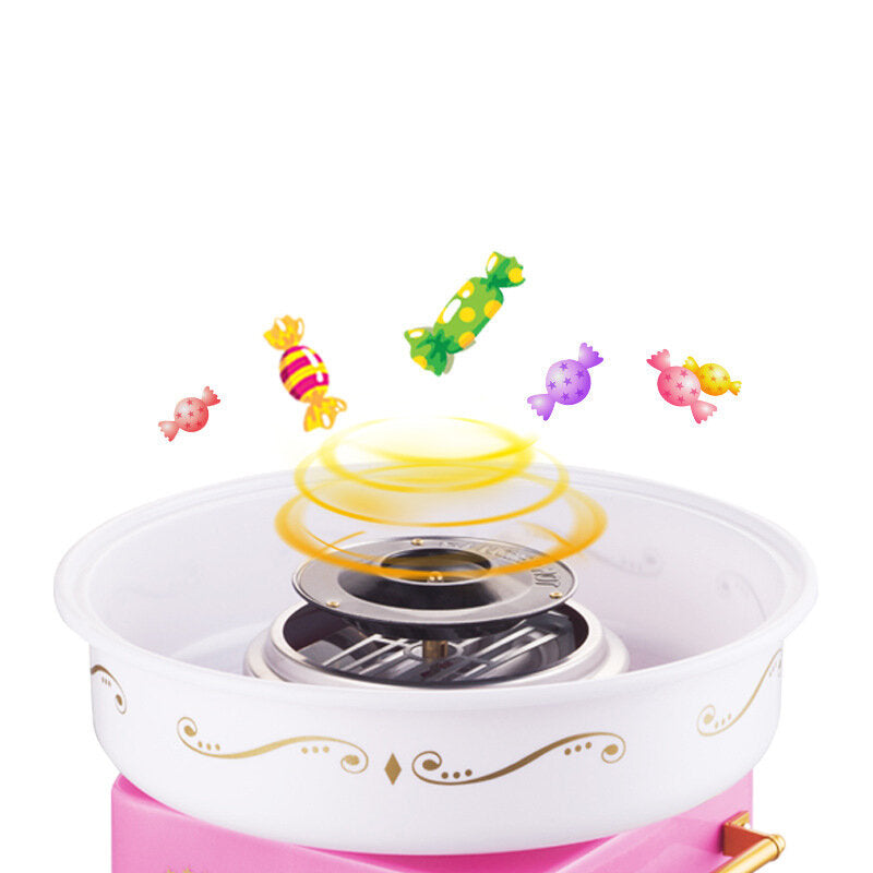 Cotton Candy Maker Machine Nostalgia Diy Sugar For Kids Gift