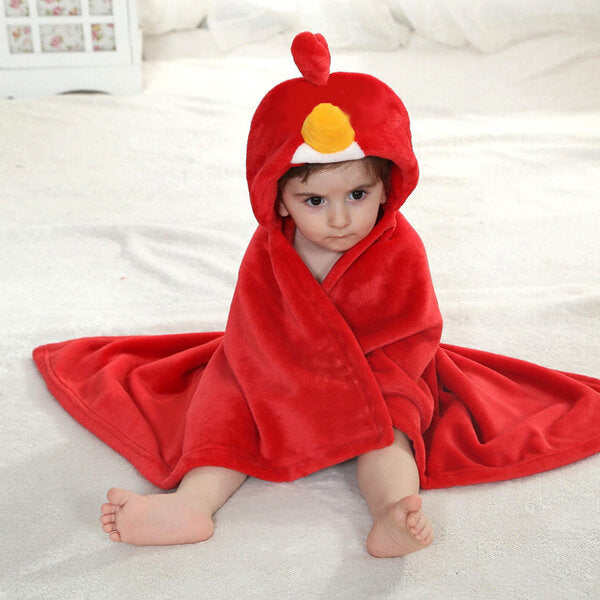 Cute Animal Cartoon Baby Infant Wrap Parisarc Soft Flannel