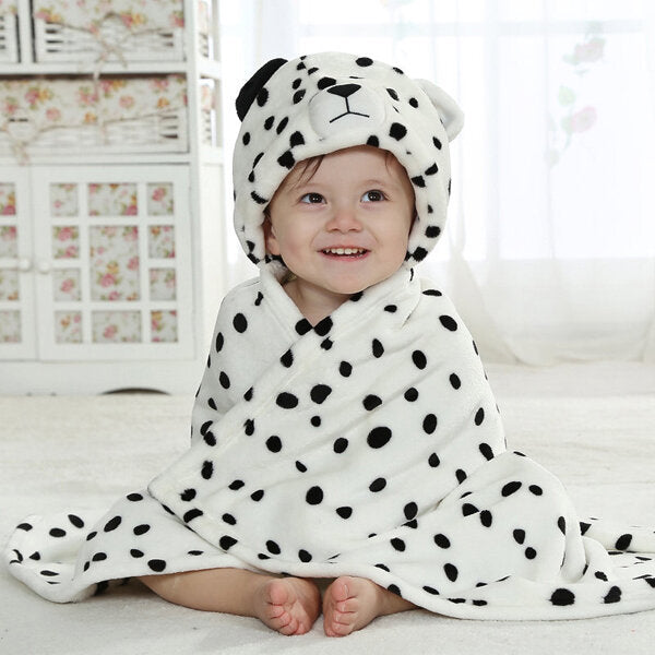 Cute Animal Cartoon Baby Infant Wrap Parisarc Soft Flannel